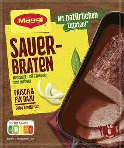 MAGGI Fix fuer Sauerbraten/ Fix for braised Beef 50g (37)