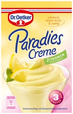 DR. OETKER Creme Pudding- Lemon/ Paradiescreme- Zitrone 72,5g (11)