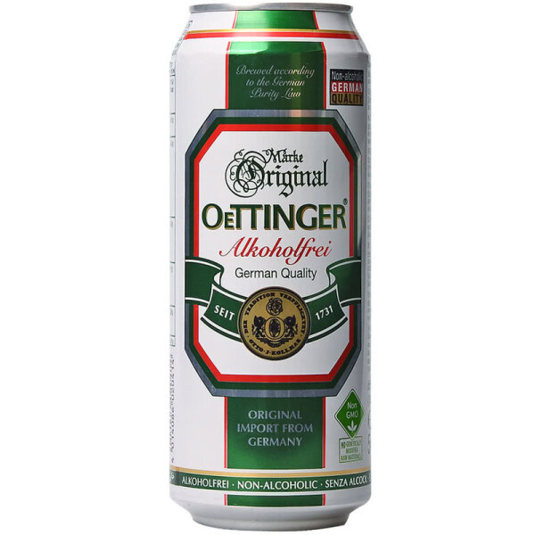 OeTTINGER Schankbier 0.0% Alkoholfrei / Beer non Alcoholic 500ml (24)